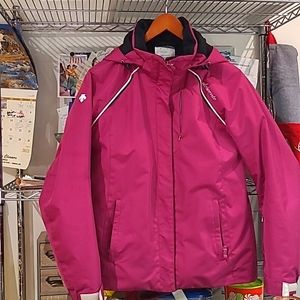 Descente Ski  Jacket- Ladies Magenta ski jacket.  Descente Brand
